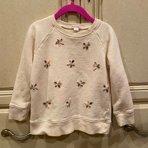 Jcrew Gem Sweatshirt Sz 4/5